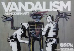 Banksy 'Beyond The Streets' show poster, 2018