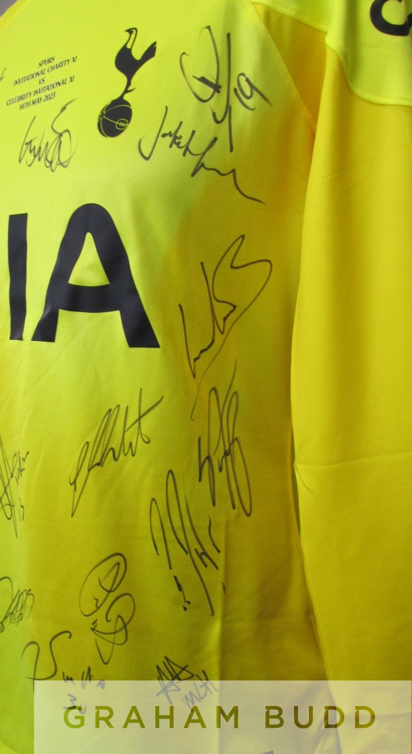 Multi-signed Tottenham Hotspur shirt Spurs Charity XI vs Celebrity Invitational XI, 2023 - Image 5 of 5