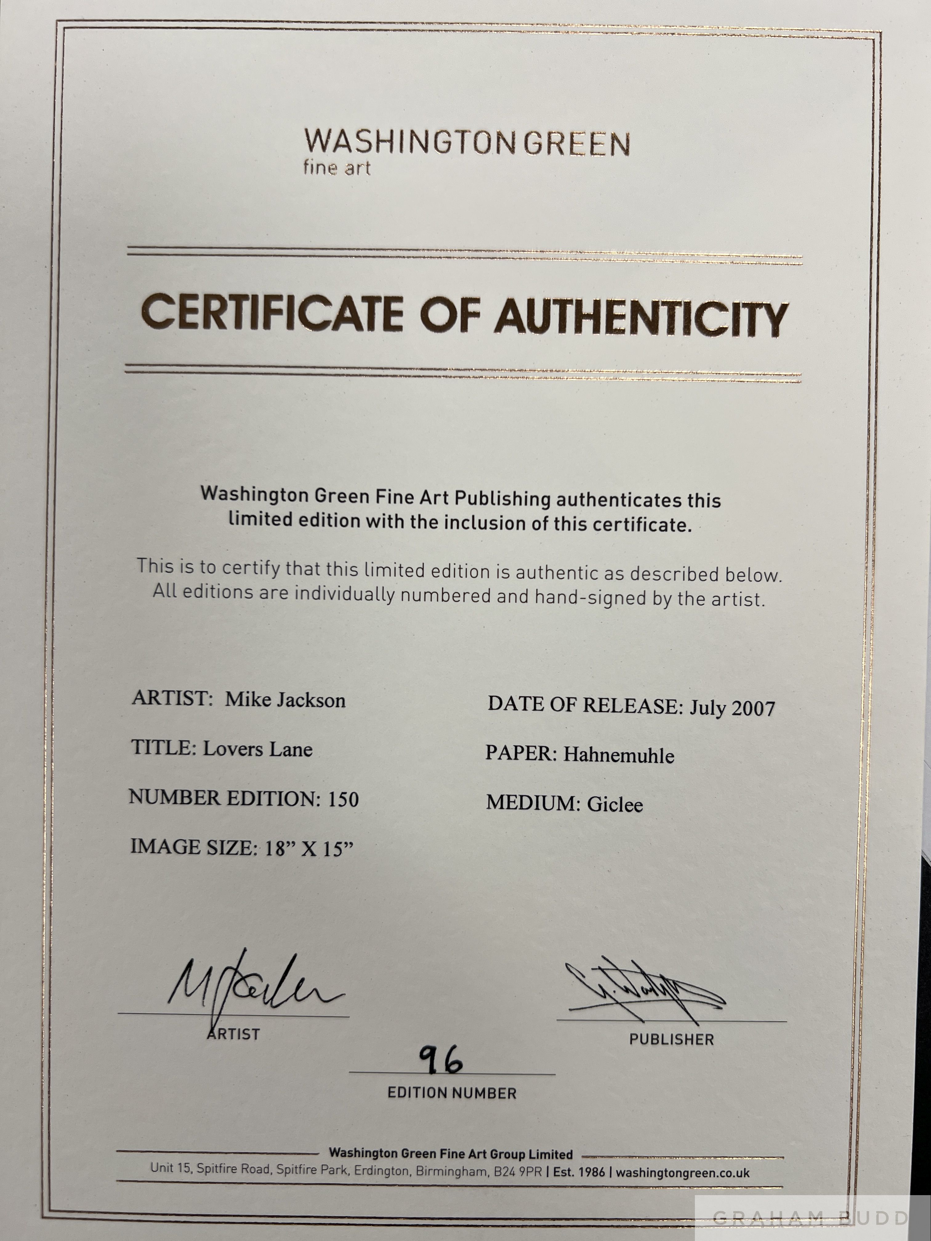 Mike Jackson 'Lovers Lane' 2007 - Image 4 of 4