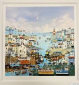 Nick Potter 'A Sunny Sunday Harbour' 2010