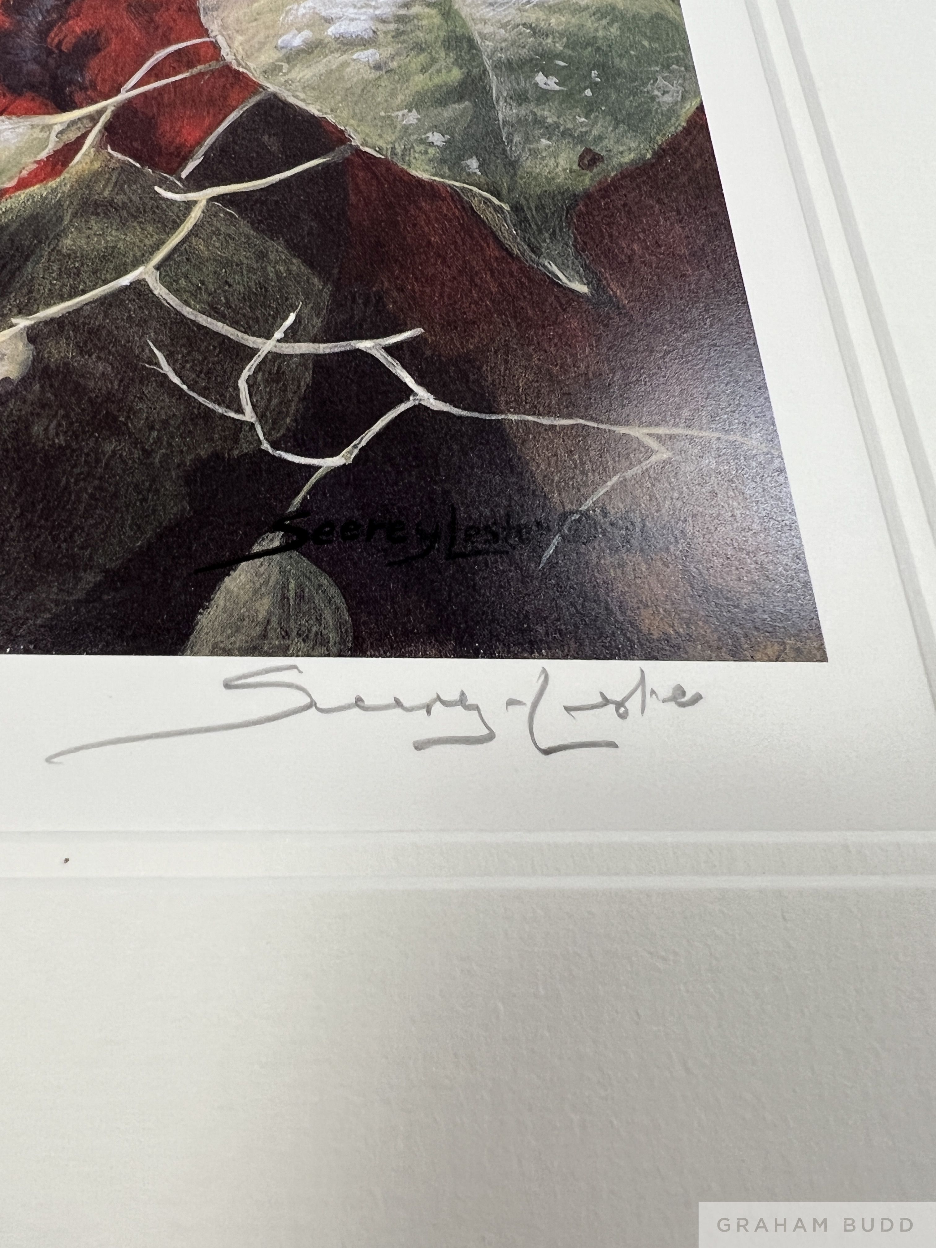 John Seerey-Lester 'Scarlet Macaw Pair' 1995 - Image 2 of 4