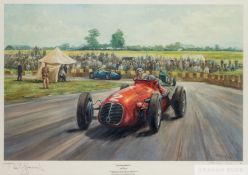 Limited edition Alan Fearnley print titled 'Grande Epreuve',