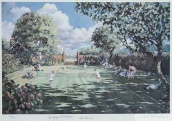 Collection of tennis related framed prints