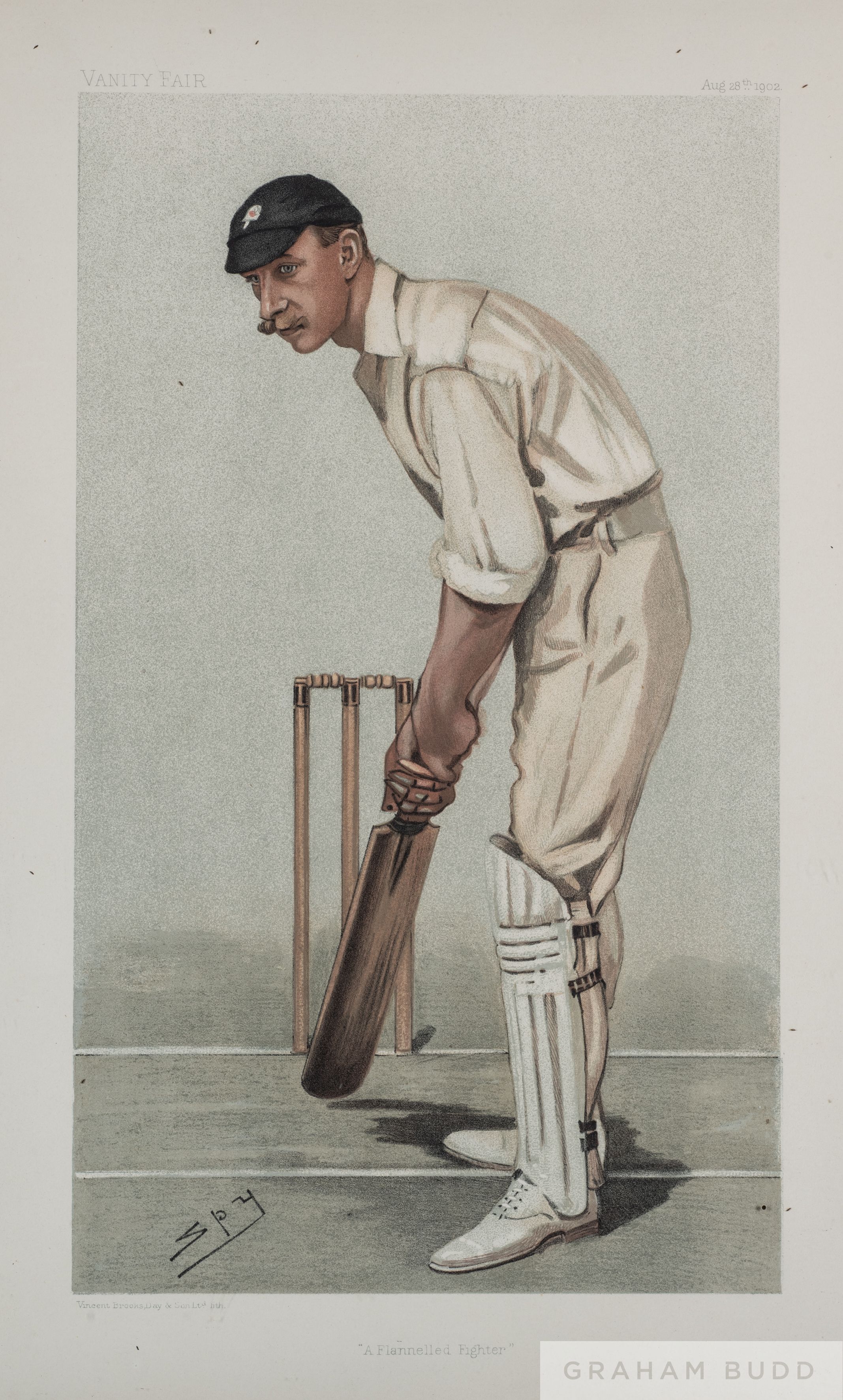A group of three Vanity Fair cricket prints, - Image 3 of 3
