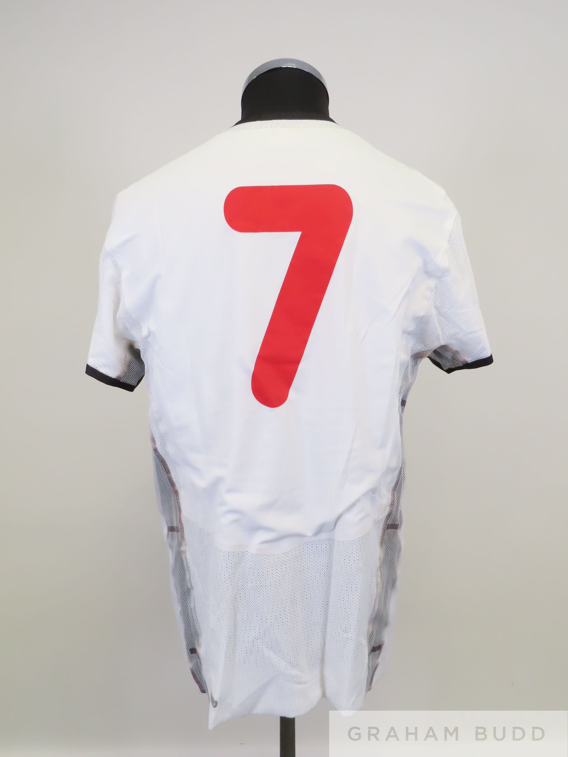 White No.7 Belarus short-sleeved shirt, Puma, L - Image 2 of 2