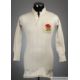 Peter Cranmer white No.13 England International match worn rugby shirt, 1936 - Image 1 of 2