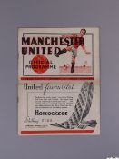 Manchester United v. Norwich City, home league match programme, 9th April 1938