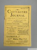 Fulham v. Manchester United, F.A.Cup 6th round match programme, 6th March 1926