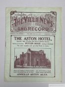 Reading v. Manchester United, F.A.Cup 3rd round, 2nd round replay programme, 1926
