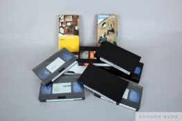 Ten VHS Video tapes featuring 3rd Edge