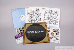 A framed 3rd Edge slip mat