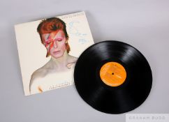 David Bowie - autographed Aladdin Sane vinyl album- RCA records