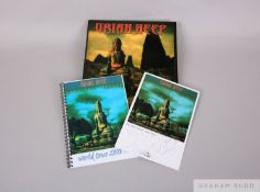 Uriah Heep -Wake the Sleeper 2008-09 World Tour programme and official Tour itinerary i