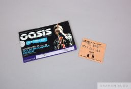 Two concert tickets for The Who, Rainbow Theatre, Finsbury Park 1975