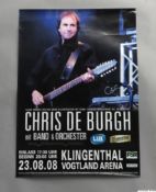 Three large Chris De Burgh tour posters