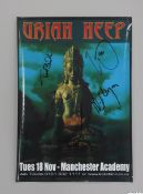Two Uriah Heep Wake the Sleeper world tour posters