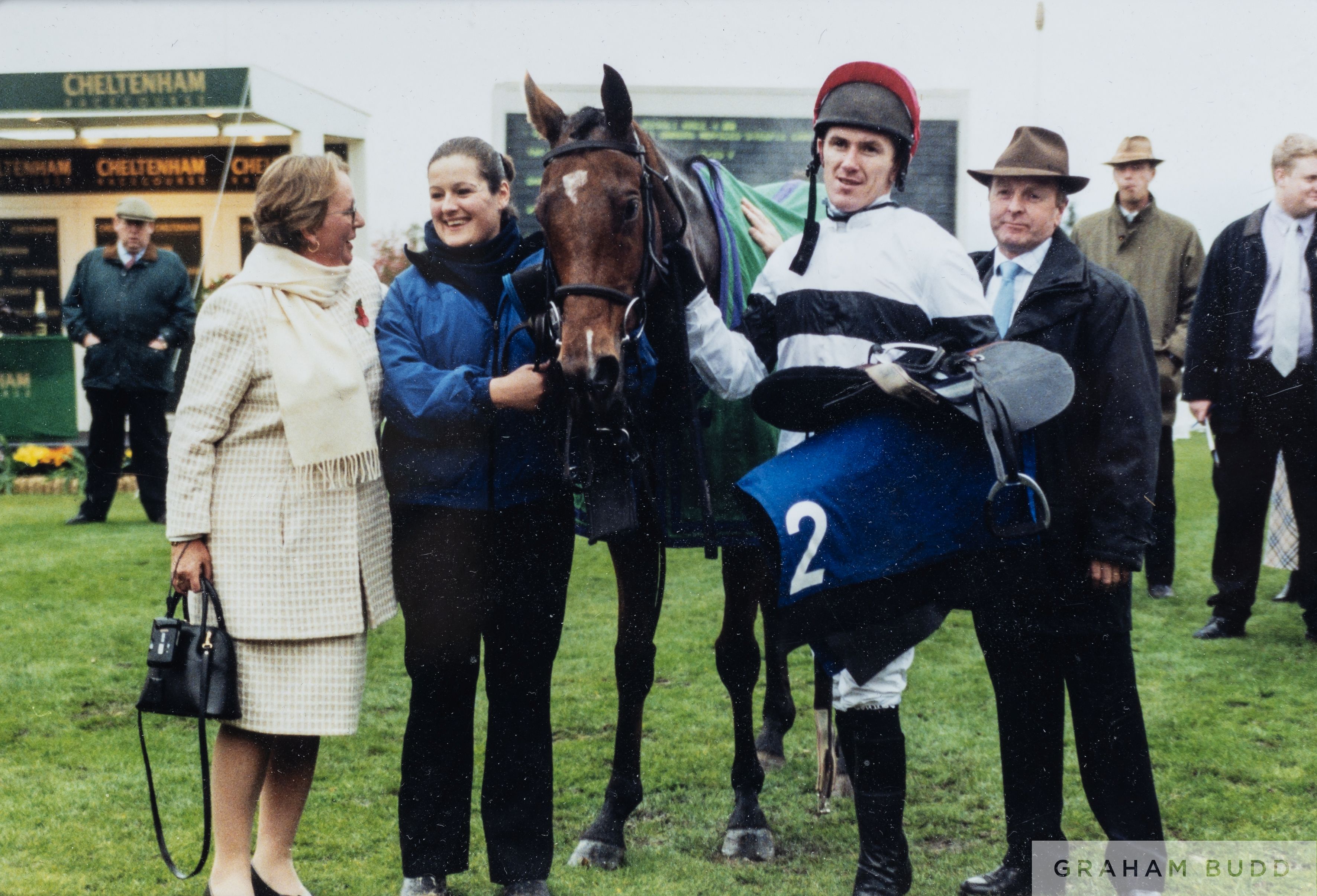 The trophy for the Ian Williams Owners Novices' Chase won by Mr & Mrs Peter Thompson's 'Mighty - Image 3 of 4