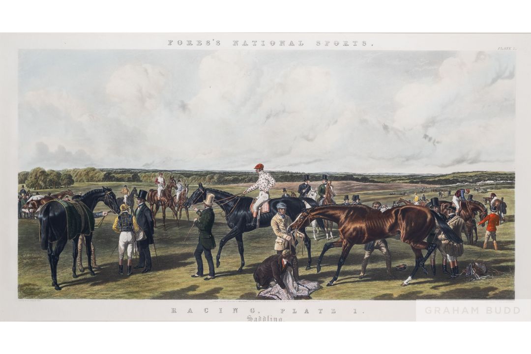 After John Frederick Herring senior (1795-1865) a large set of four Racing Prints from the Fores's - Image 4 of 4