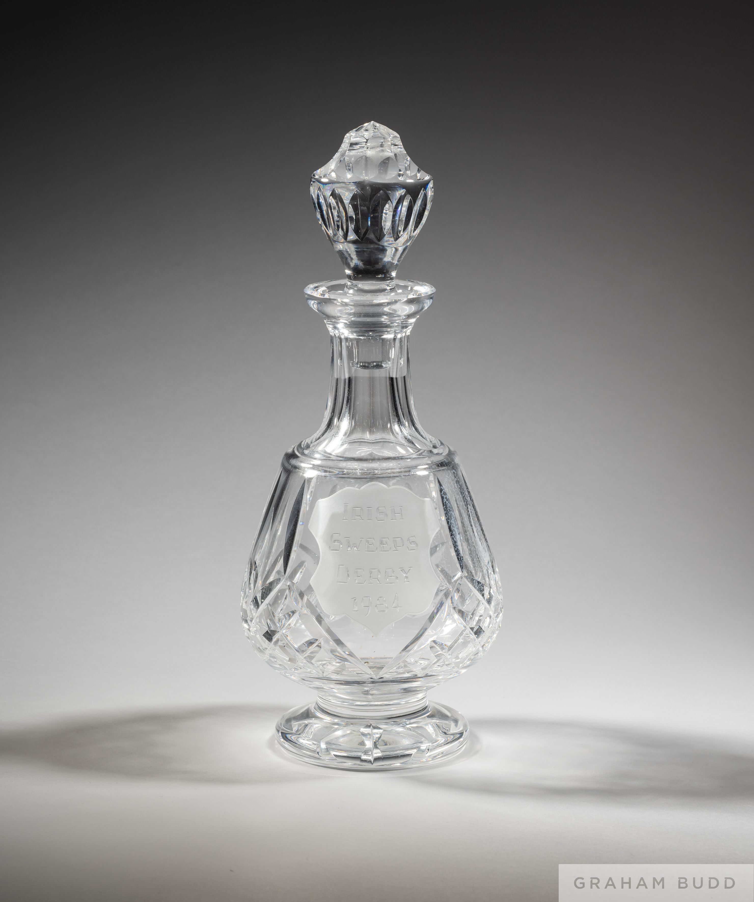 The winning jockey’s trophy presented to Pat Eddery for the victory on El Gran Senor in the 1984