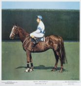 Bob Champion signed Aldaniti limited edition print,