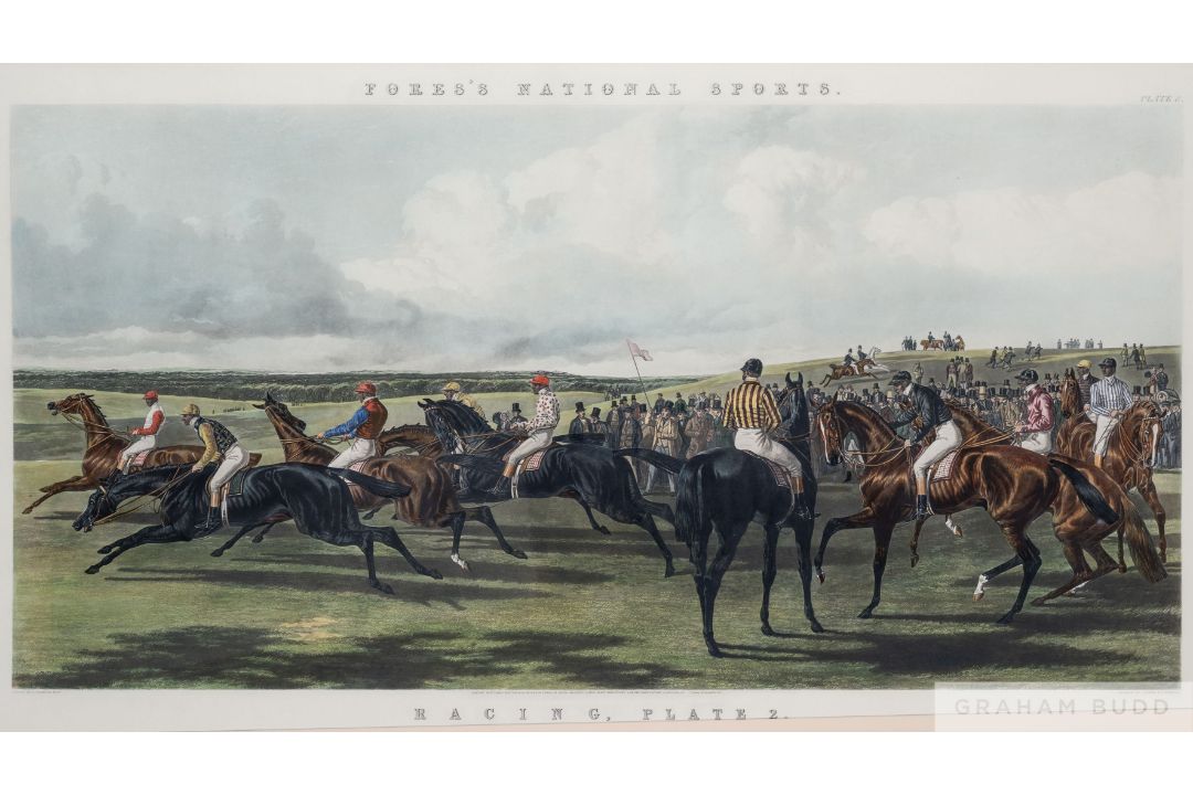 After John Frederick Herring senior (1795-1865) a large set of four Racing Prints from the Fores's - Image 2 of 4