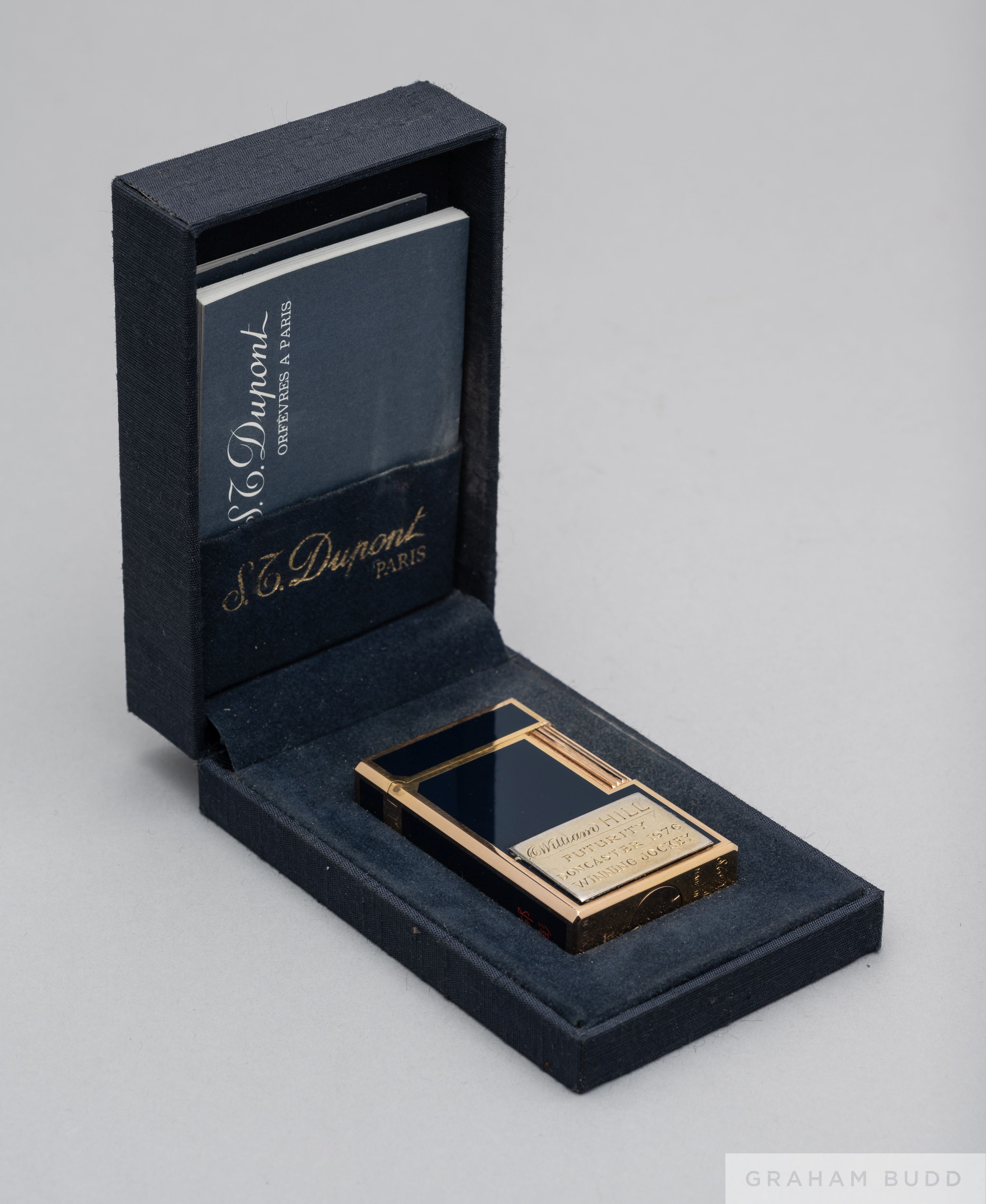 The winning jockey's trophy for the William Hill Futurity at Doncaster in 1976 won by Pat Eddery