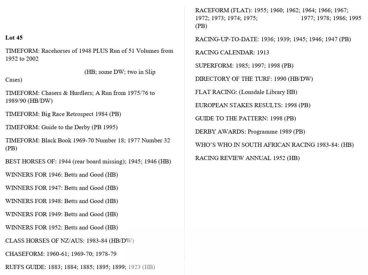 Collection of horse racing reference books, including Timeform, 1948 (reprint), then an unbroken run - Image 3 of 3