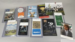 Collection of racecards for famous races, comprising: the Devon Loch Grand National 1956; Red Rum'