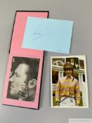 Horse racing autograph book,