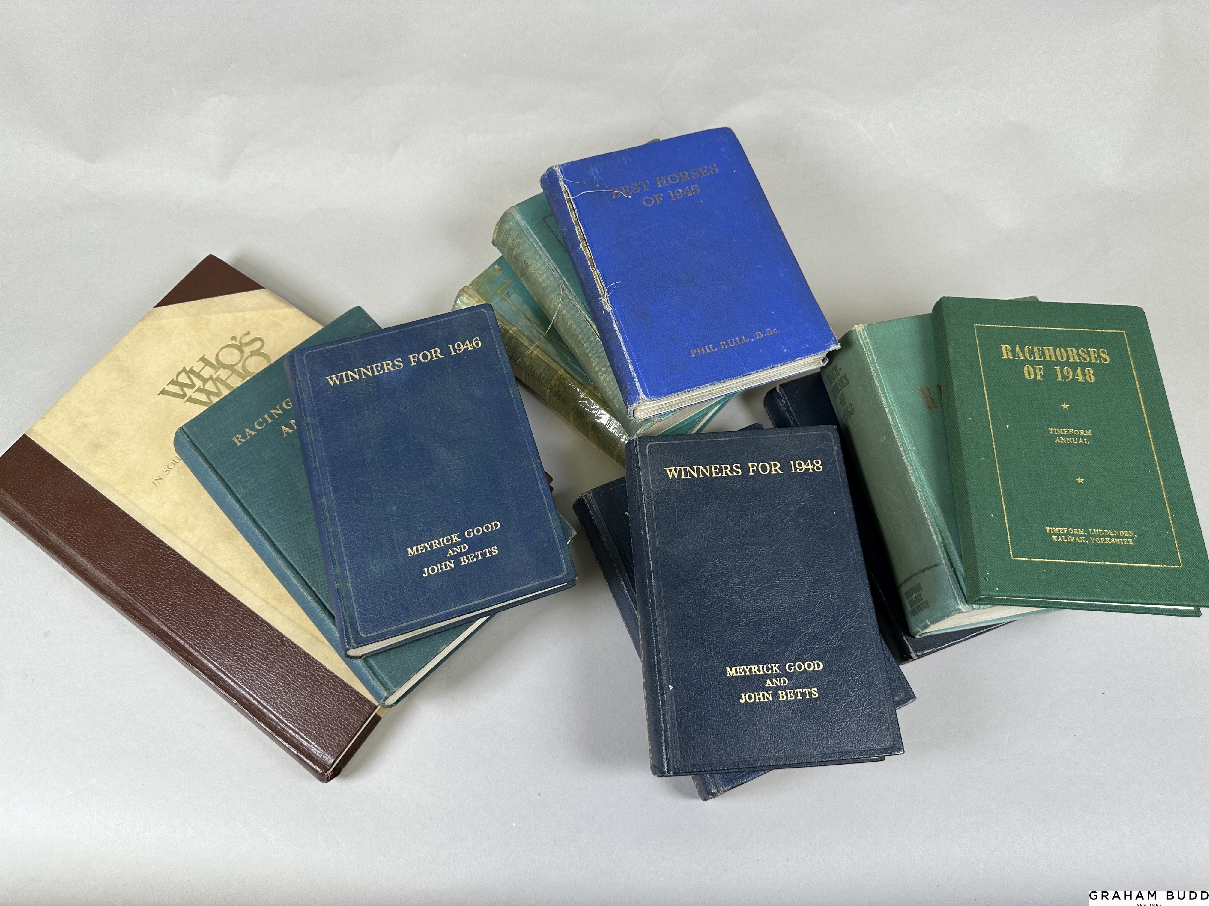 Collection of horse racing reference books, including Timeform, 1948 (reprint), then an unbroken run - Image 2 of 3
