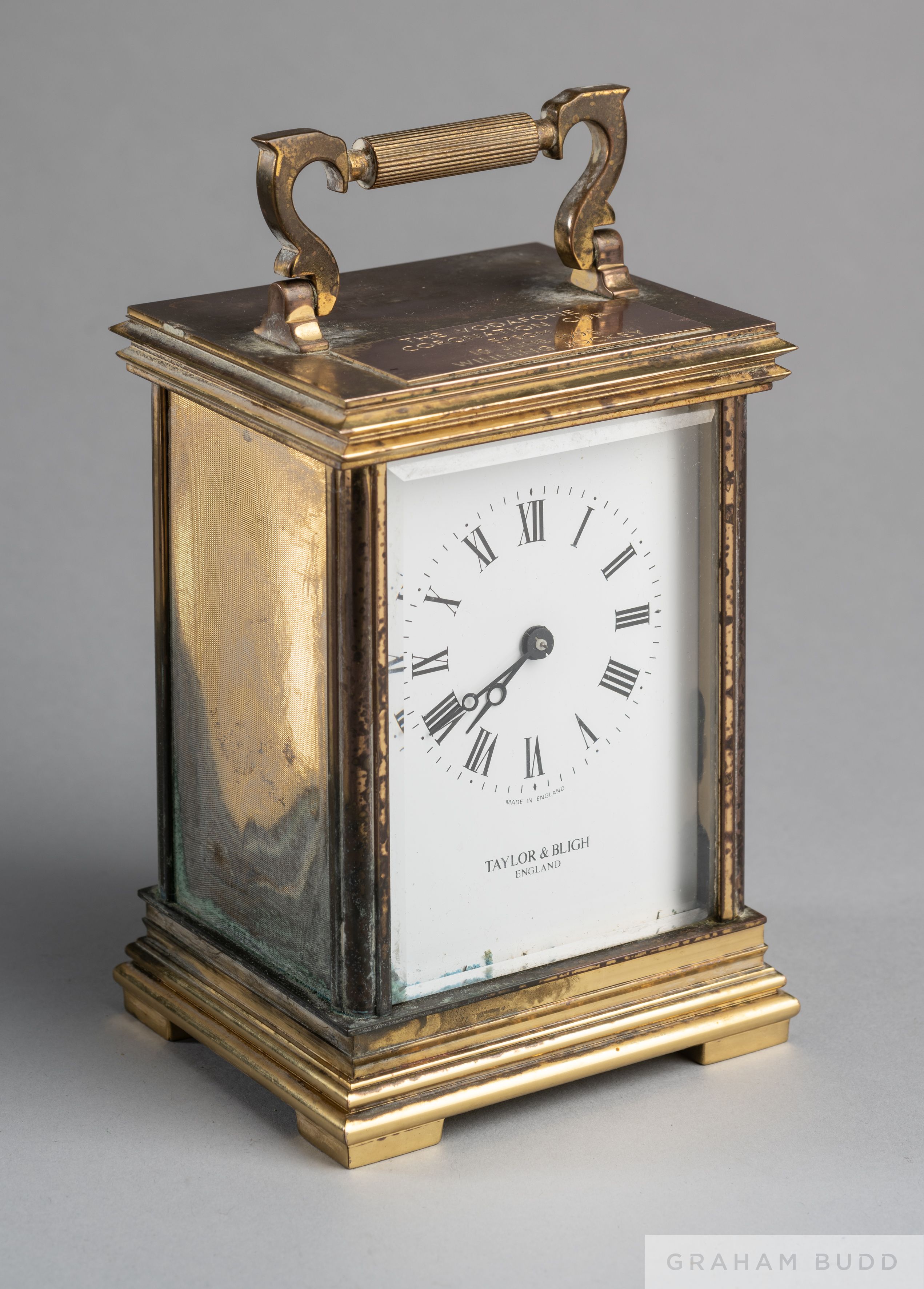 The winning jockey’s trophy presented to Pat Eddery for the victory on Sunshack in the 1995