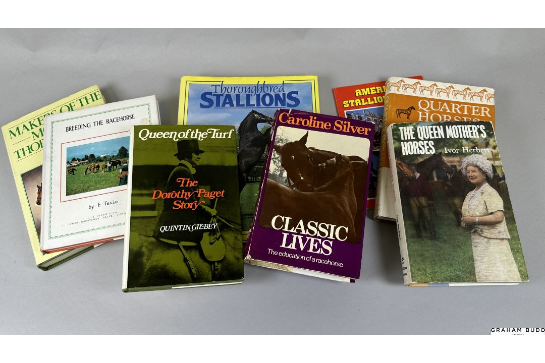Collection of 24 books on racehorse owners and breeders, biographies and autobiographies with - Image 1 of 2