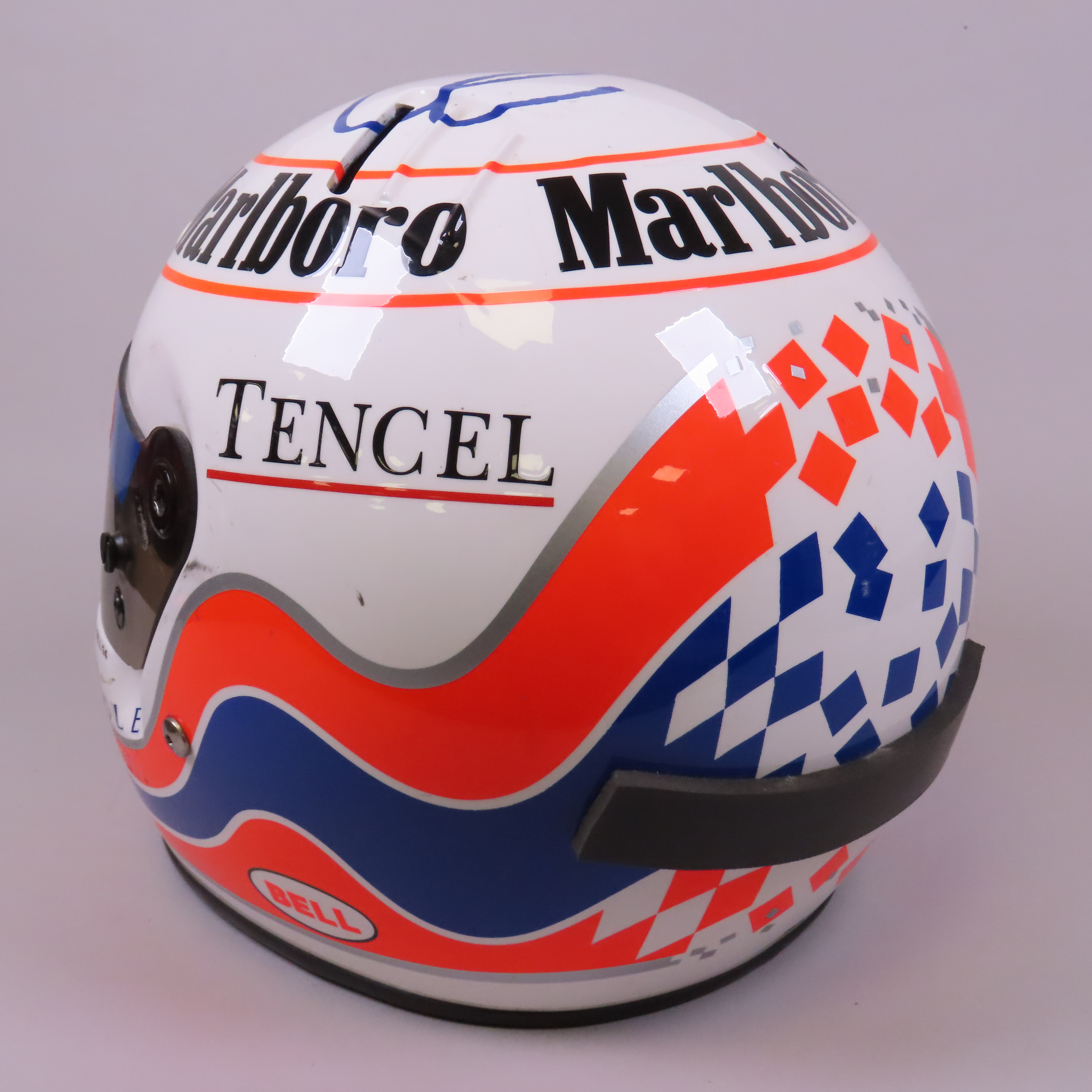 Martin Brundle Bell F1 race worn helmet, 1994 - Image 4 of 4