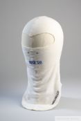 Rubens Barrichello Nomex balaclava by Sparco