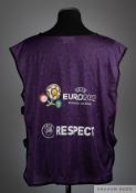 Purple 2012 Euro Championship England players tabard