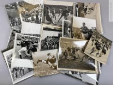 Collection of approximately eight-five Welsh Rugby press photographs 1970s