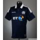 Tim Swinson navy & tartan Scotland no.19 Six Nations shirt v Ireland, Murrayfield, 4th February 2017 - Image 1 of 2