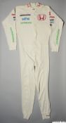 Jenson Button used Nomex undersuit, 2008 by Alpinestars