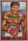 Muhammad Ali - The Greatest 1964-74 film poster by William Klein