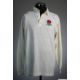 Wade Dooley white No.4 England International rugby shirt, late 1980s - Image 1 of 2