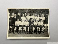 Black and white Royal Air Force team line-up photograph, May 1945