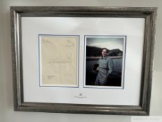 Donald Campbell signed letter dated 31st August 1956