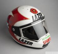 Carl Fogarty race worn helmet