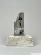 Banksy 'Walled Off Hotel, Two-Part Defeated Souvenir Wall Section' sculpture
