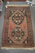 A Persian design rug 145cm x 95cm.