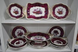 A Spode Imperial part dessert service.