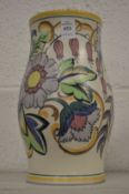 A floral decorated vase.