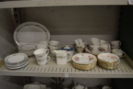 A quantity of Royal Doulton Pastoral china and Crown Derby Posies china.