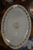 A Samson oval dish.
