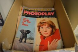 A quantity of 1960's Photoplay magazines.